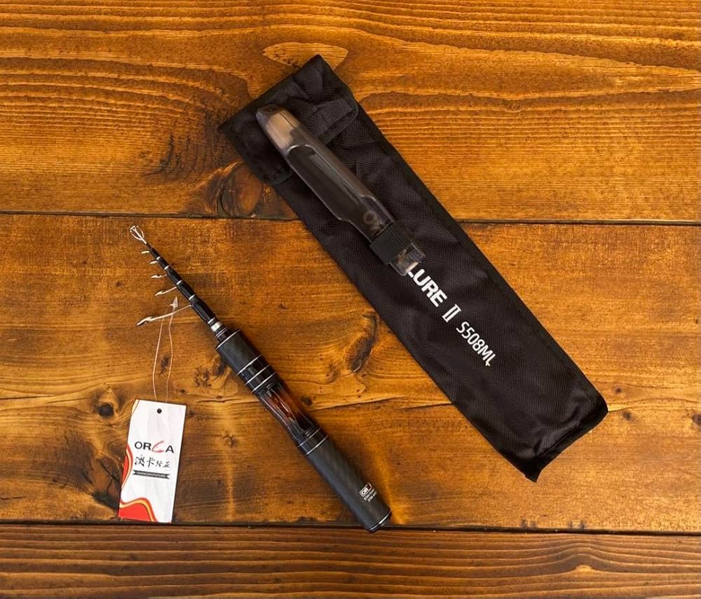 Amazon | スピニングテレスコロッド 5ft 渓流釣り トラウトロッド