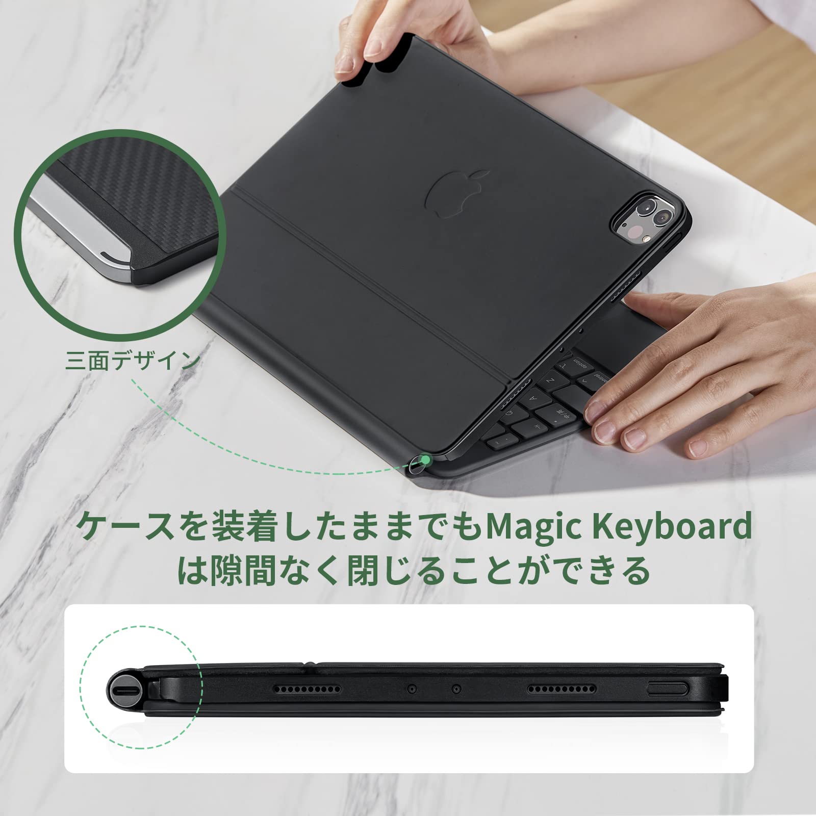 Amazon.co.jp: PITAKA 2022/2021 iPad Pro 12.9 Inch Case, New M2