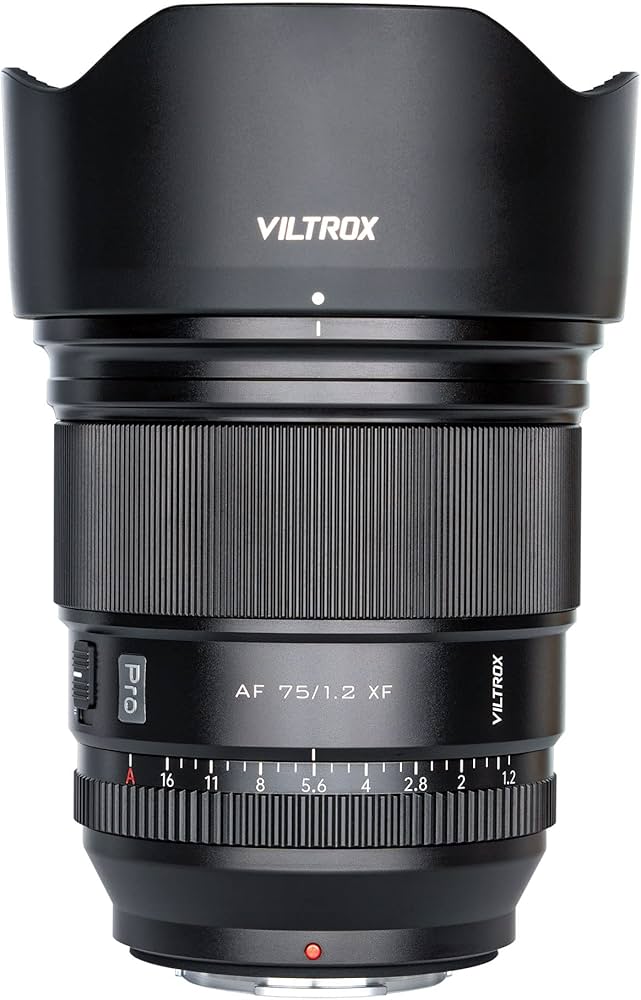 Amazon.com : VILTROX PRO 75mm f/1.2 f1.2 Fuji x Mount APS-C Prime