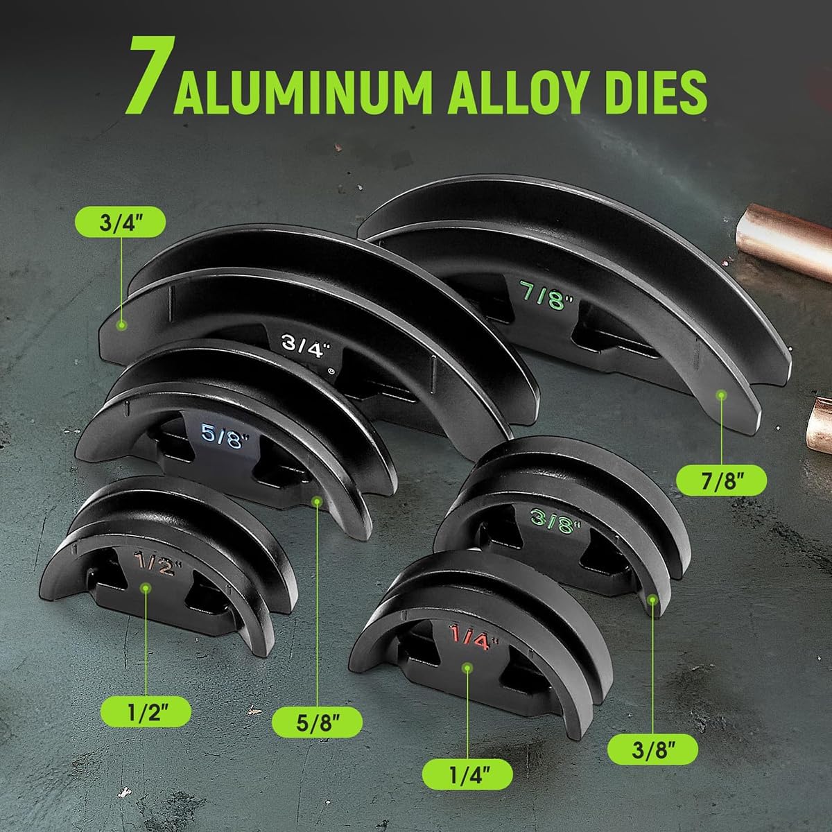 Amazon.co.jp: 油圧チューブベンダーキット、6~22mm (1/4インチ-7/8