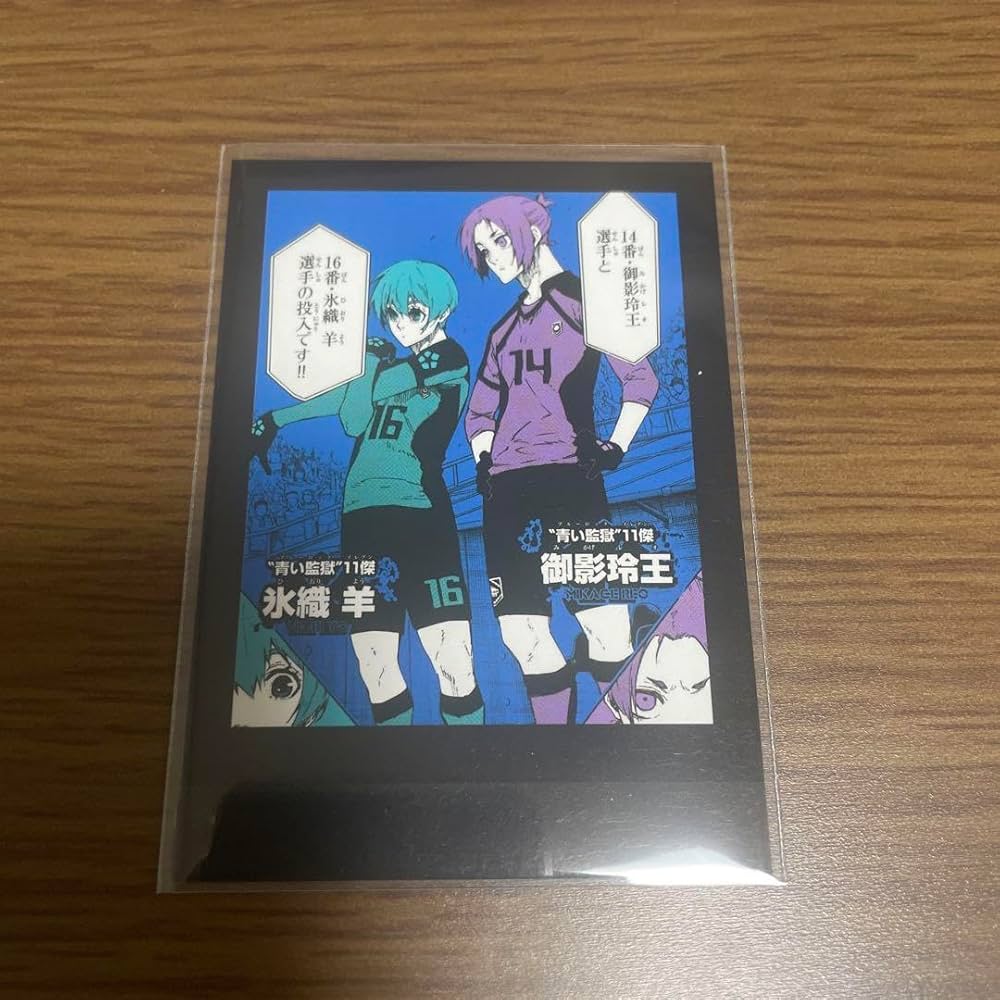 Amazon.co.jp: ブルーロック モノクロカード モノカ 氷織 玲王