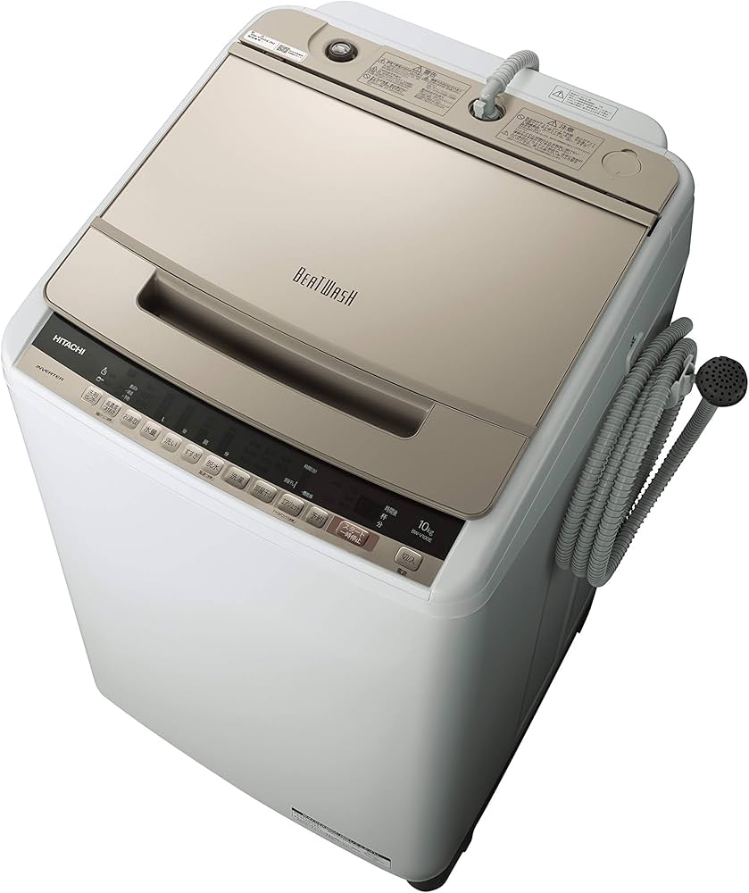 Amazon | 日立 全自動洗濯機 10kg シャンパン ビートウォッシュ BW
