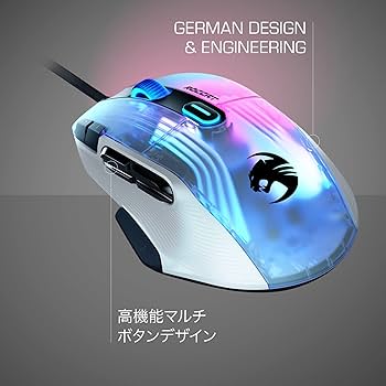 Amazon.co.jp: ROCCAT ゲーミングマウス Kone XP 有線 ホワイト/白
