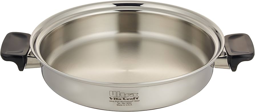 Amazon｜ビタクラフト 浅型 両手 鍋 ウルトラ 3.0L 25.5cm 9522｜両手