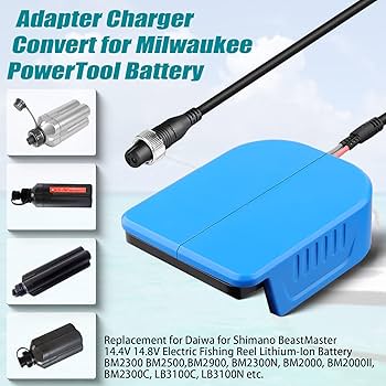Amazon.co.jp: ダイワ用シマノ釣りリールバッテリーアダプター、マキタ