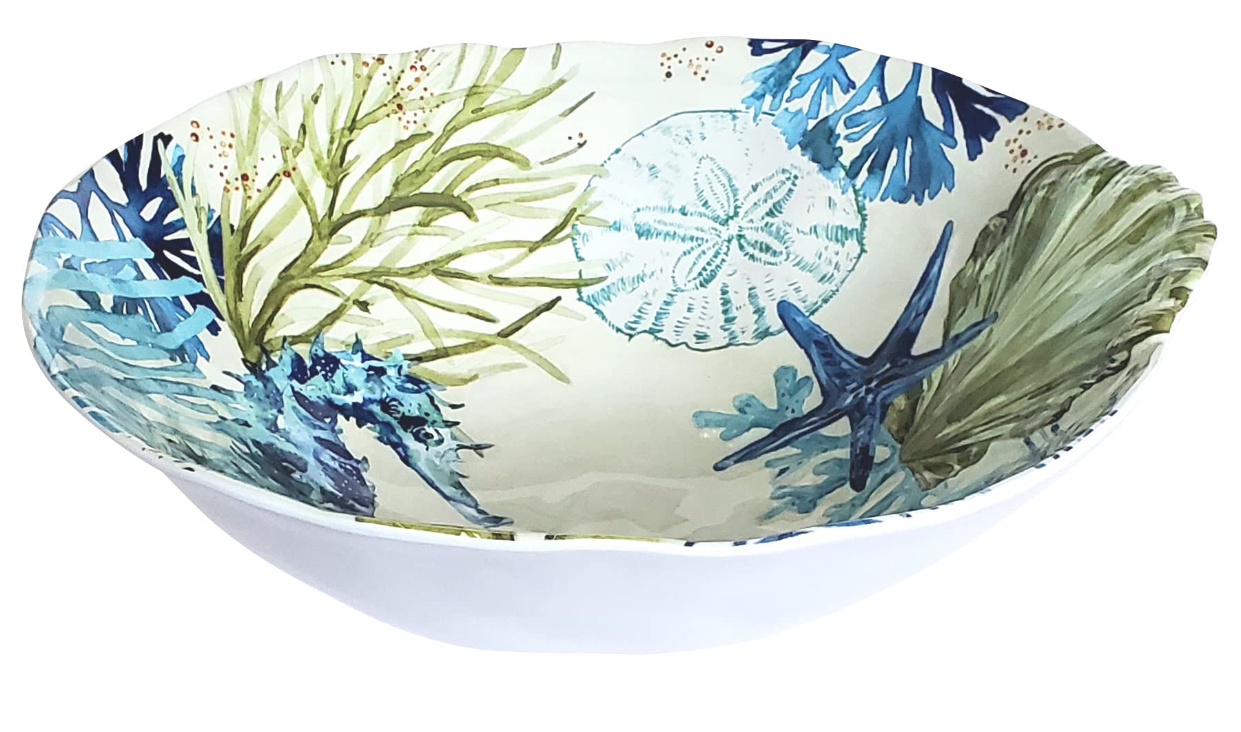 Amazon.com | Sigrid Olsen Green Blue Coral Reef Melamine with