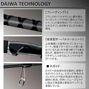 Amazon | ダイワ(DAIWA) エギングロッド エメラルダス 83M 釣り竿