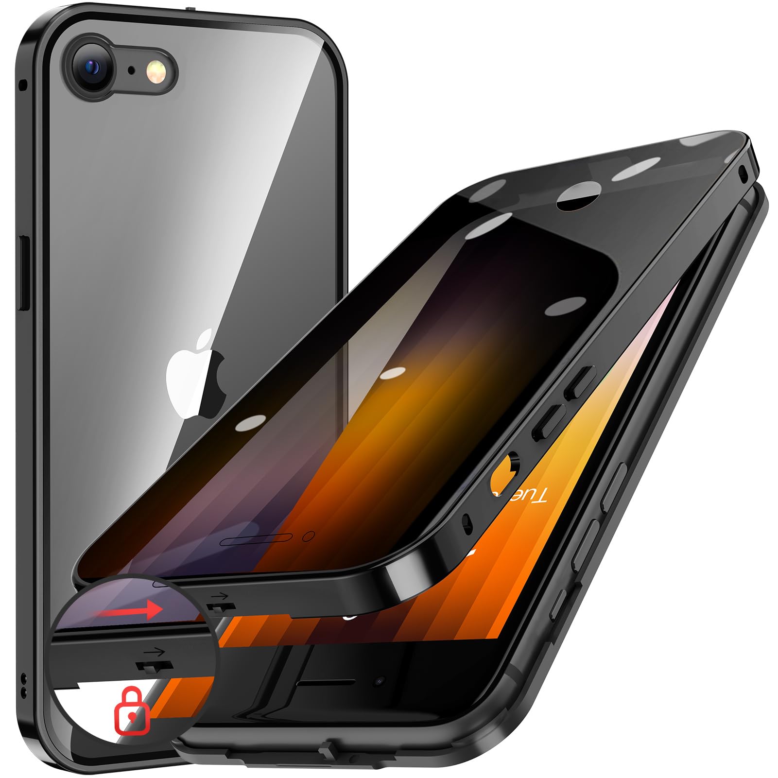 Amazon.co.jp: HGUTREY【覗き見防止・自動ポップアップボタン】 iPhone