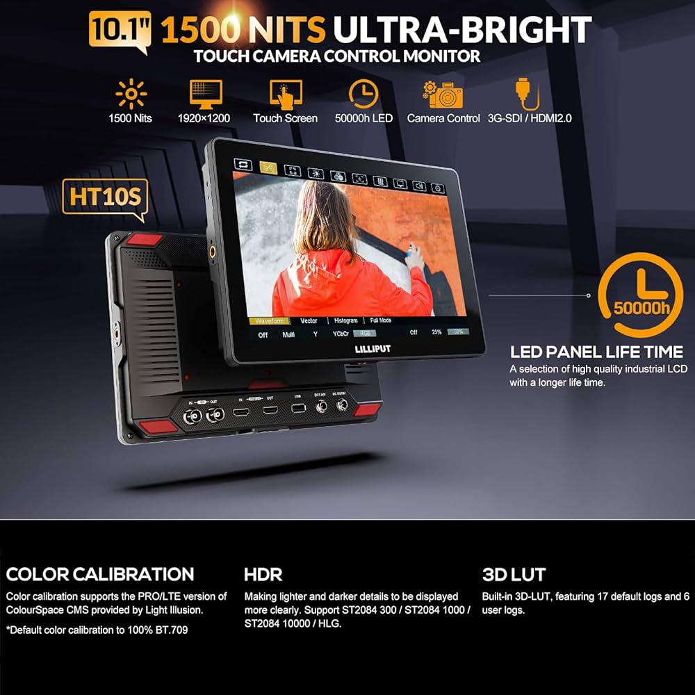 Amazon | LILLIPUT HT10S 10.1インチカメラフィールドモニター