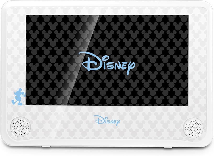 Amazon | ミッキー 9インチ防水ポータブルDVDプレイヤー ブルー DY