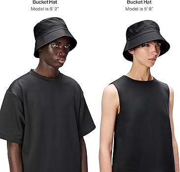 RAINS Bucket Hat – Black Waterproof and Windproof Lightweight