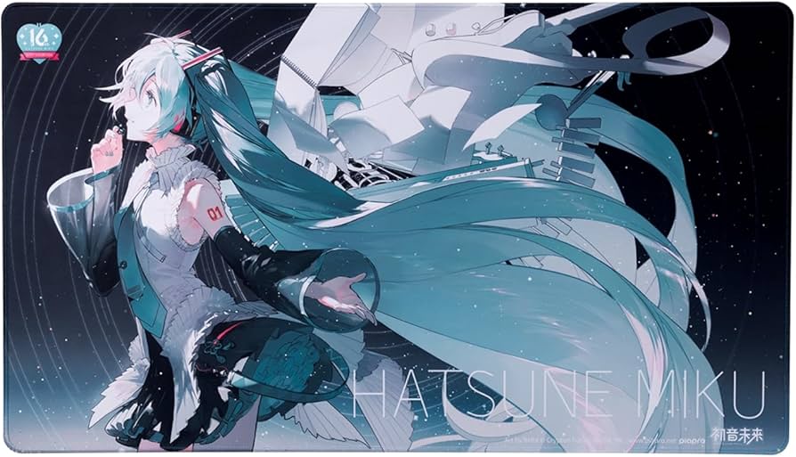 Amazon.co.jp: 初音ミク 16th Anniversary 大型 デスクマット マウス