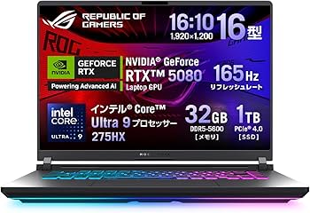 Amazon.co.jp: ASUS ゲーミングノートPC ROG Strix G16 G615LW 16
