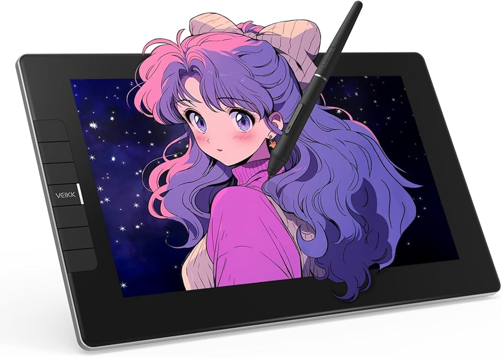 Amazon.com: VEIKK VK1200 V2 Drawing Tablet with Screen,11.6-inch