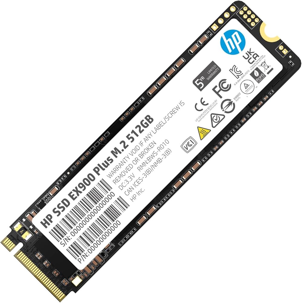Amazon | HP EX900 Plus NVMe PCIe M.2インターフェイスSSD、GEN 3 x 4