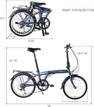 Amazon | Dahon (ダホン) SUV D6 折りたたみ自転車 軽量アルミフレーム