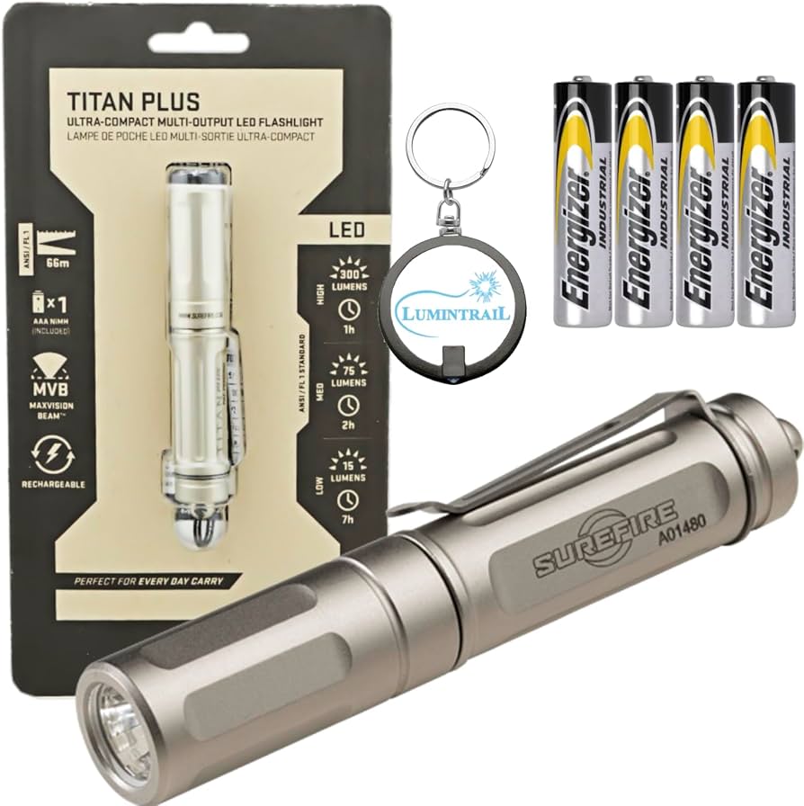 Amazon.co.jp: SUREFIRE社 SUREFIRE TITAN PLUS トリプルアウトプット
