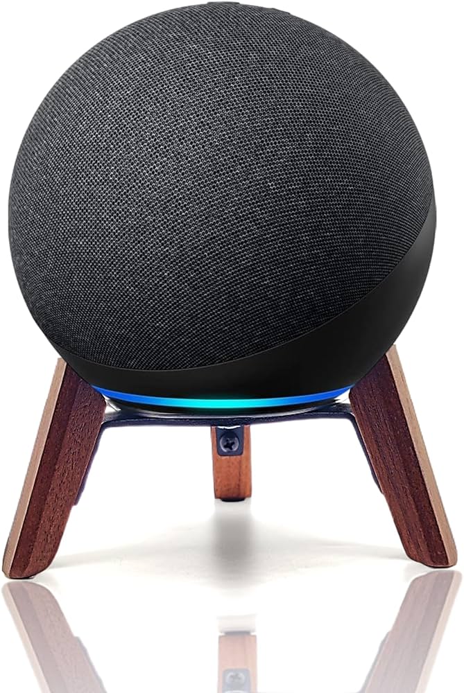 Amazon.co.jp: 本物の木製スタンド Echo 第4世代スマートスピーカー用