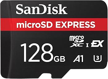 SanDisk 128GB microSD Express microSD Card - Works with Compatible