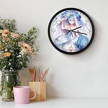 Amazon.co.jp: 掛け時計 リゼロ レム アニメキャラクター 時計