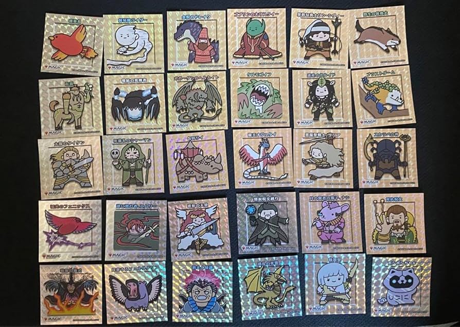 Amazon.co.jp: MTG ちびキャラシール第二弾30枚コンプリートセット+