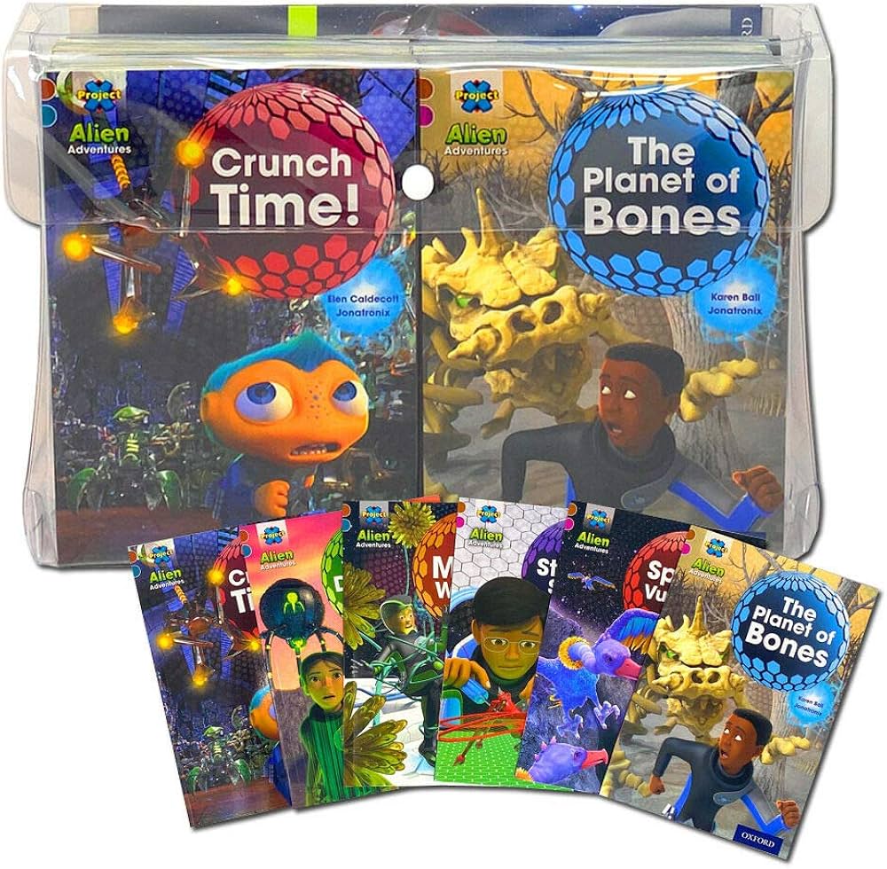 Amazon.com: Project X Alien Adventures: Brown and Grey Book Bands