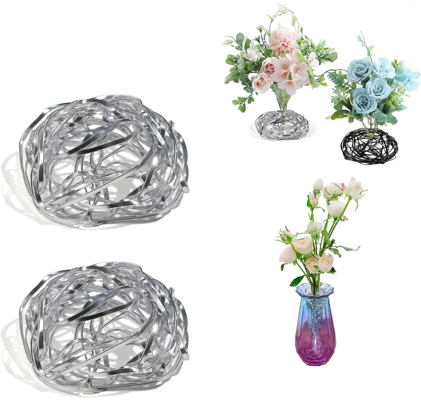 Amazon | Cilevizy 2点セット 花留 鶴の巣 剣山 生け花ツール フラワー