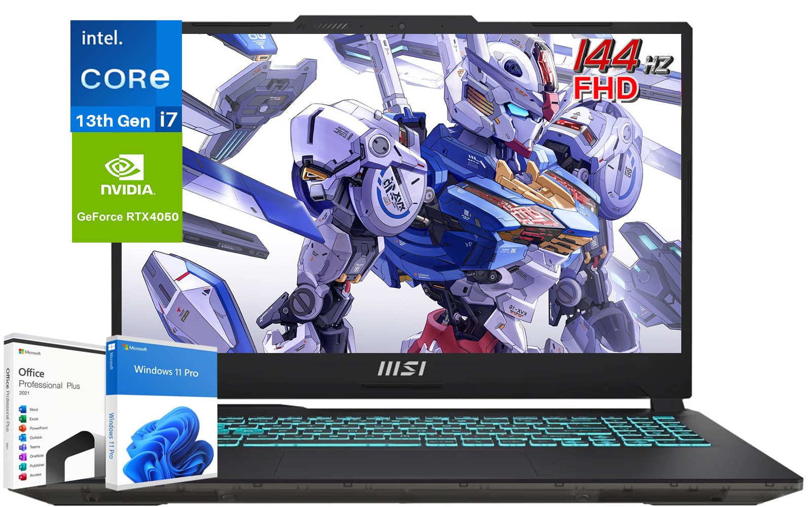 Amazon.com: MSI Cyborg Gaming Laptop, 15.6 inch IPS FHD 144Hz