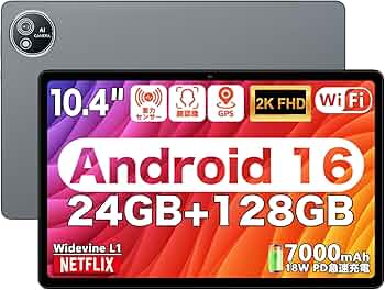 Amazon.co.jp: 【Android16 タブレット 10インチ】Android タブレット