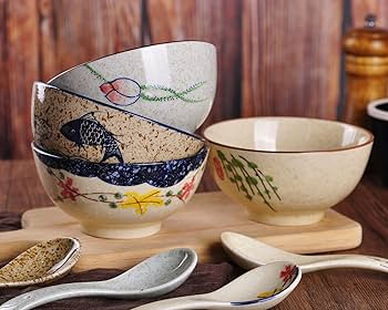 Amazon.com: WHJY 4.5 inch Set in 4 Retro Chinese Japanese Creative
