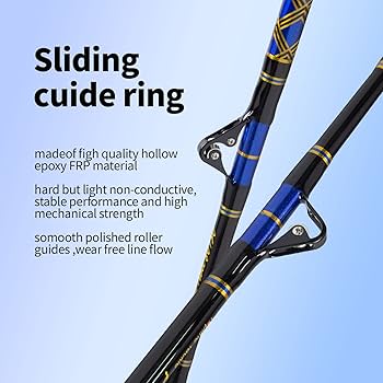 Amazon | ビッグゲームロッド 5フィート6インチ プロトローリング 30