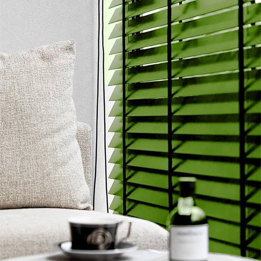 Amazon｜木製ブラインド グリーンウッドブラインド 幅65/80/85/100/110