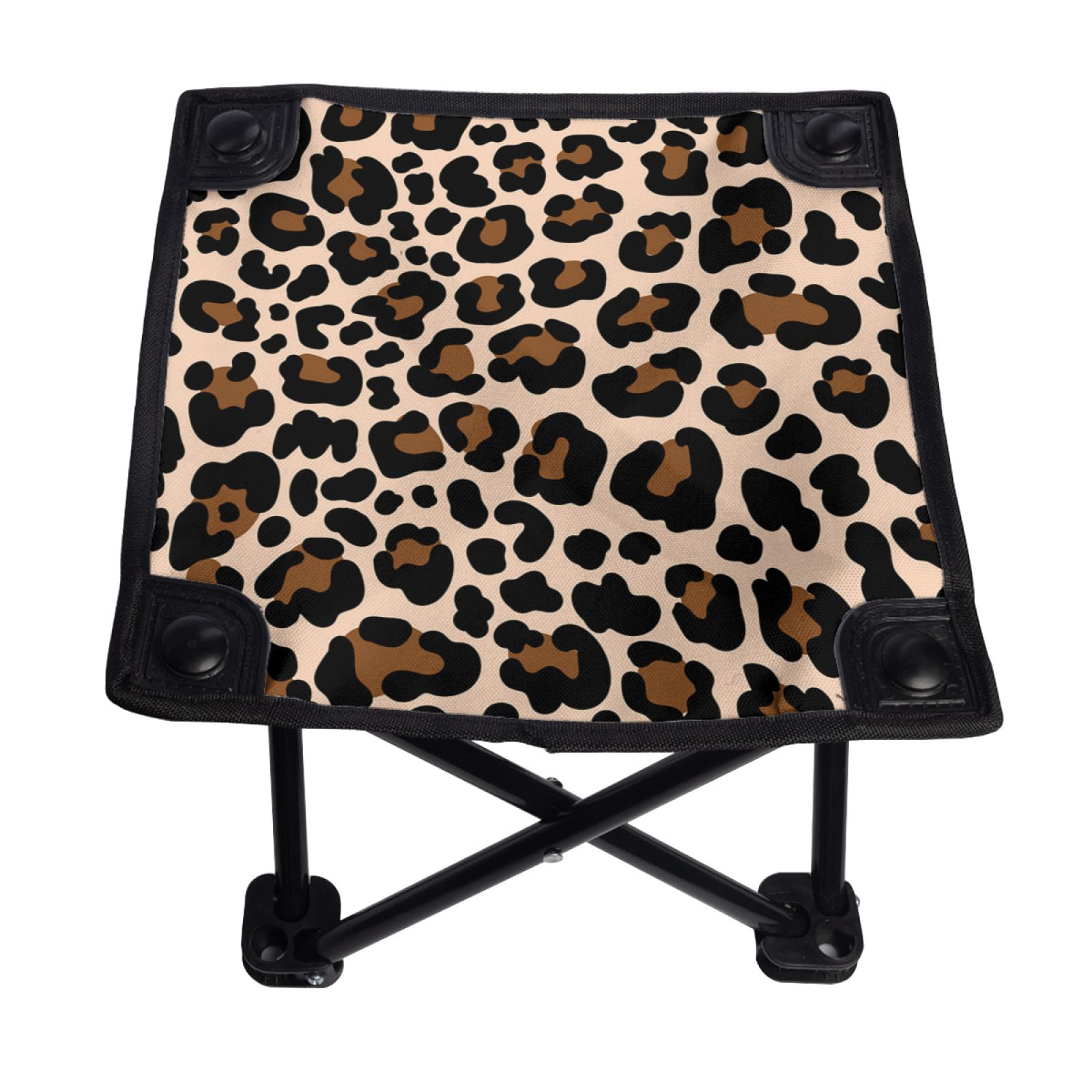 Amazon.co.jp: アウトドアチェア 豹柄 ヒョウ柄 キャンプスツール 椅子