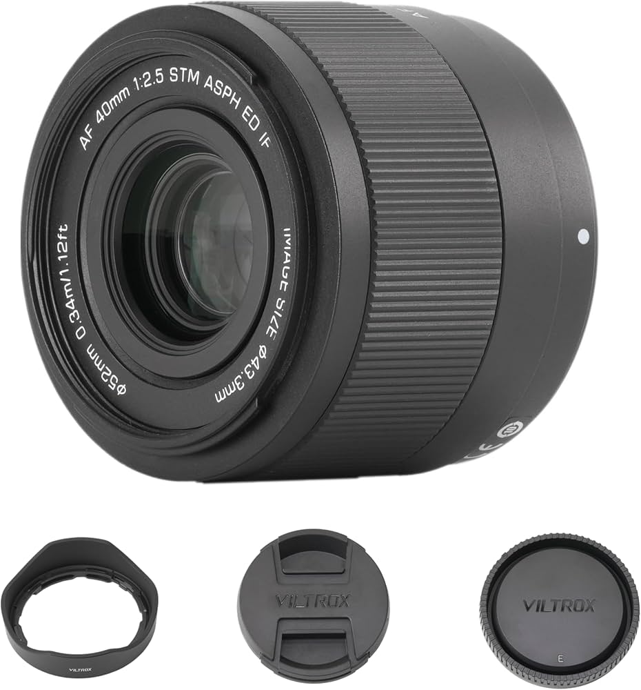 Amazon.co.jp: VILTROX AF 40mm F2.5 E マウントレンズ レンズ