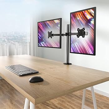 Amazon.co.jp: HUANUO PCモニターアーム デュアル 液晶ディスプレイ