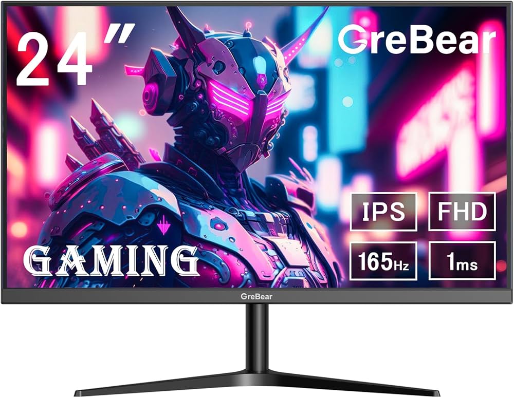 Amazon.co.jp: Grebear ゲーミングモニター 24イン 165Hz FHD 1920