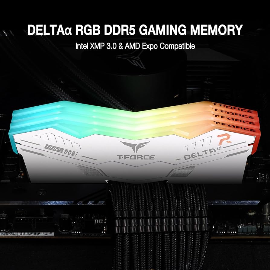 Amazon.co.jp: TEAMGROUP T-Force Delta Alpha RGB DDR5 Ram 32GB