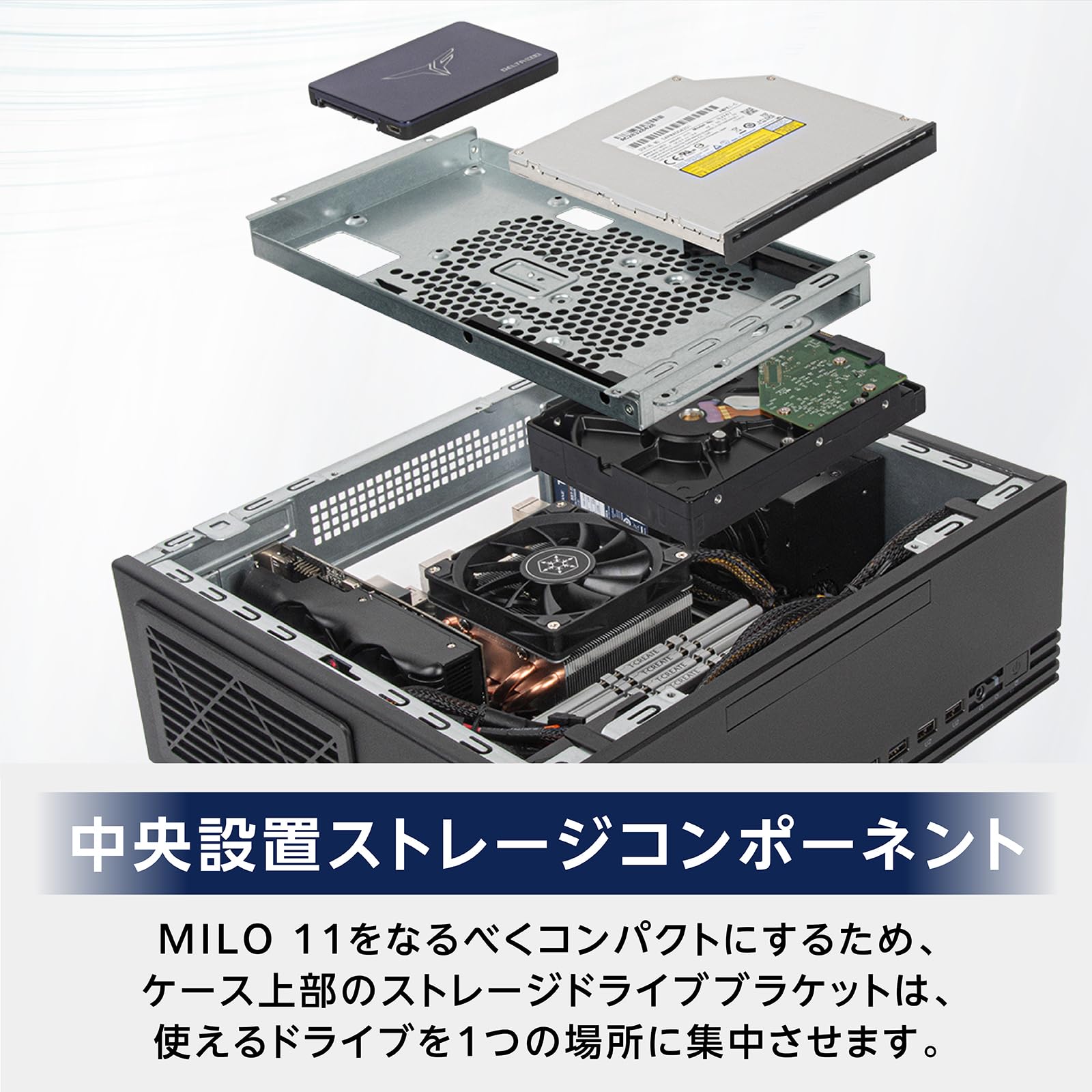Amazon | Silver Stone SilverStone ML11B マイクロATX PCケース 省
