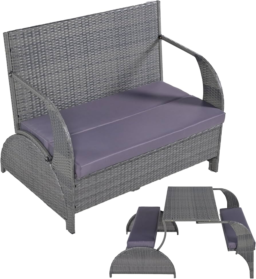 Amazon.co.jp: TopCloud ガーデンテーブルセット 雨ざらし ガーデン