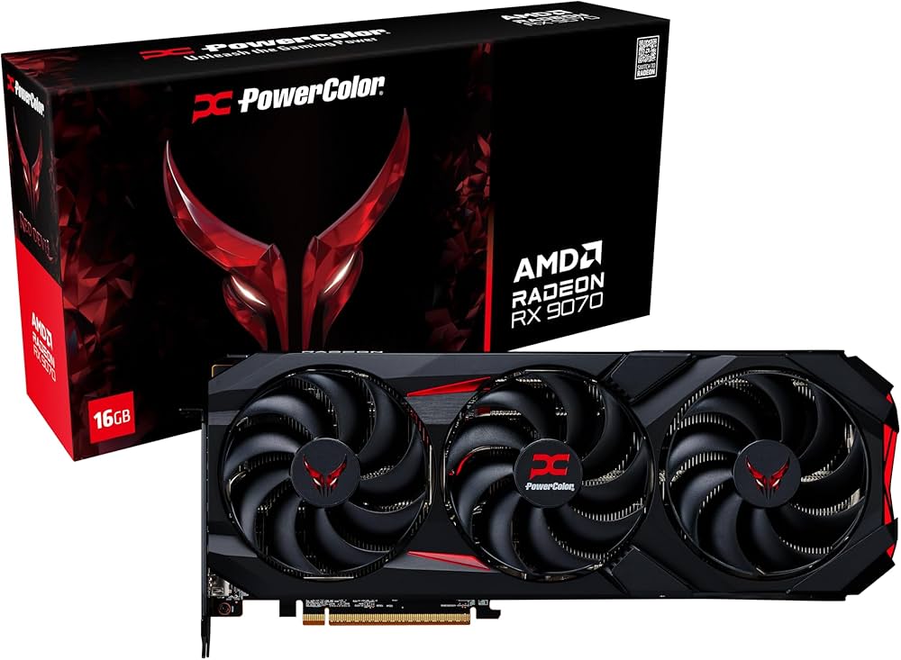 Amazon | Powercolor Radeon RX9070 搭載 グラフィックボード GDDR6