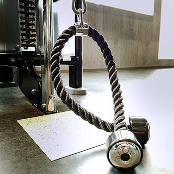 Amazon.co.jp: AZLIV トライセップロープ ロング仕様 筋トレロープ 三