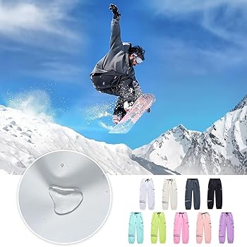 Amazon.co.jp: スノーボードウェア パンツ 男女通用 スノーウェア ユニ
