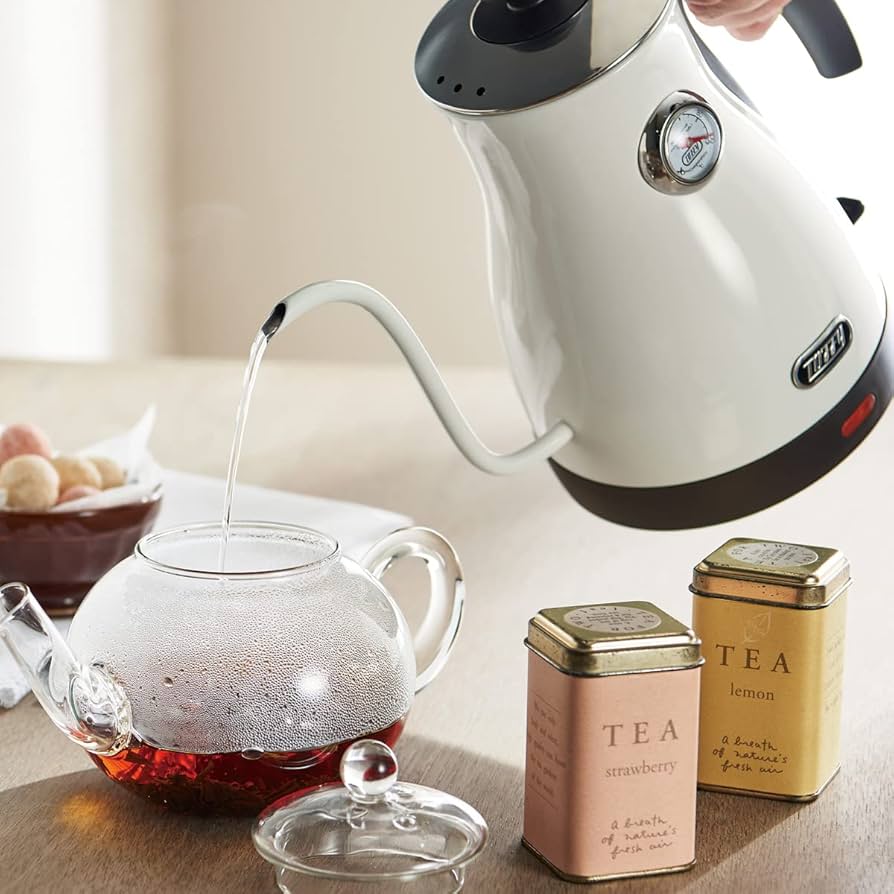 Amazon | 【Toffy/トフィー】 温度計付き電気ケトル K-KT3 適温