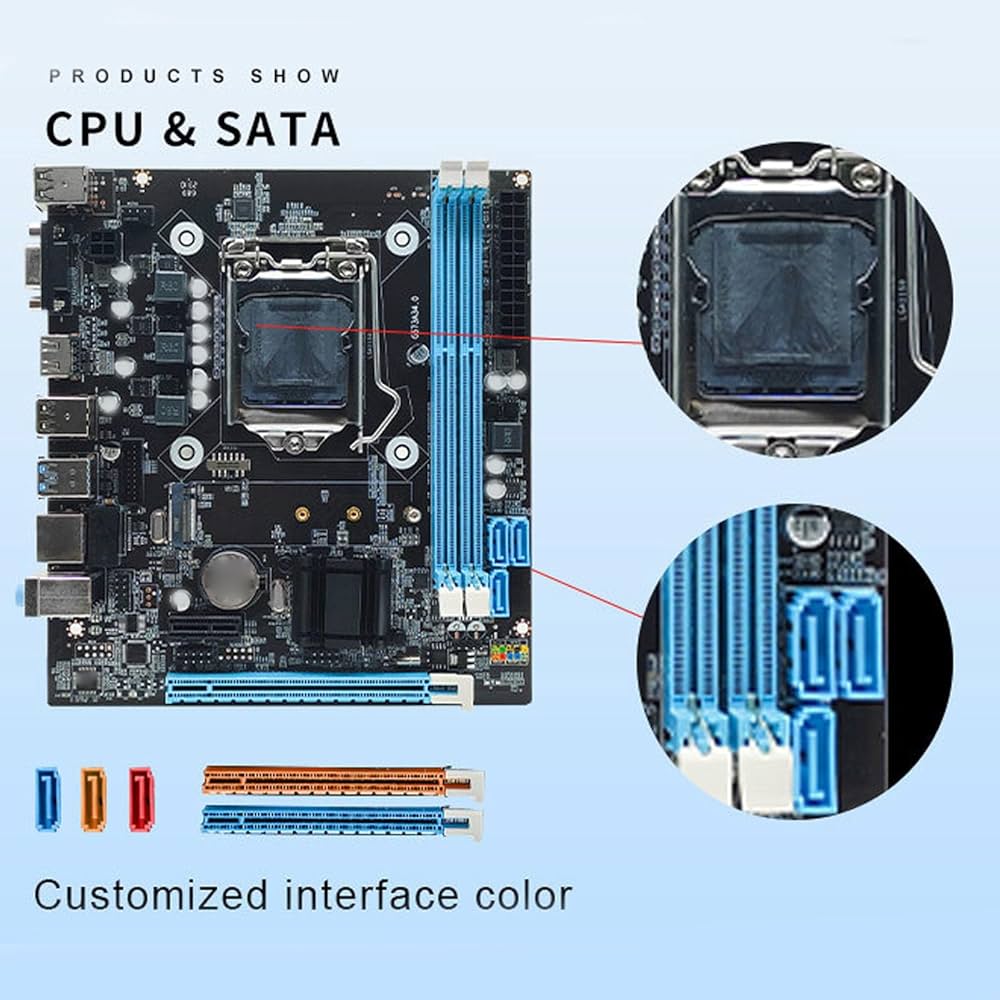 Amazon | LGA1150 マザーボード、H81 マイクロ ATX ゲーミング