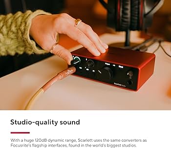 Amazon.co.jp: Focusrite Scarlett Solo Studio 第4世代 USBオーディオ