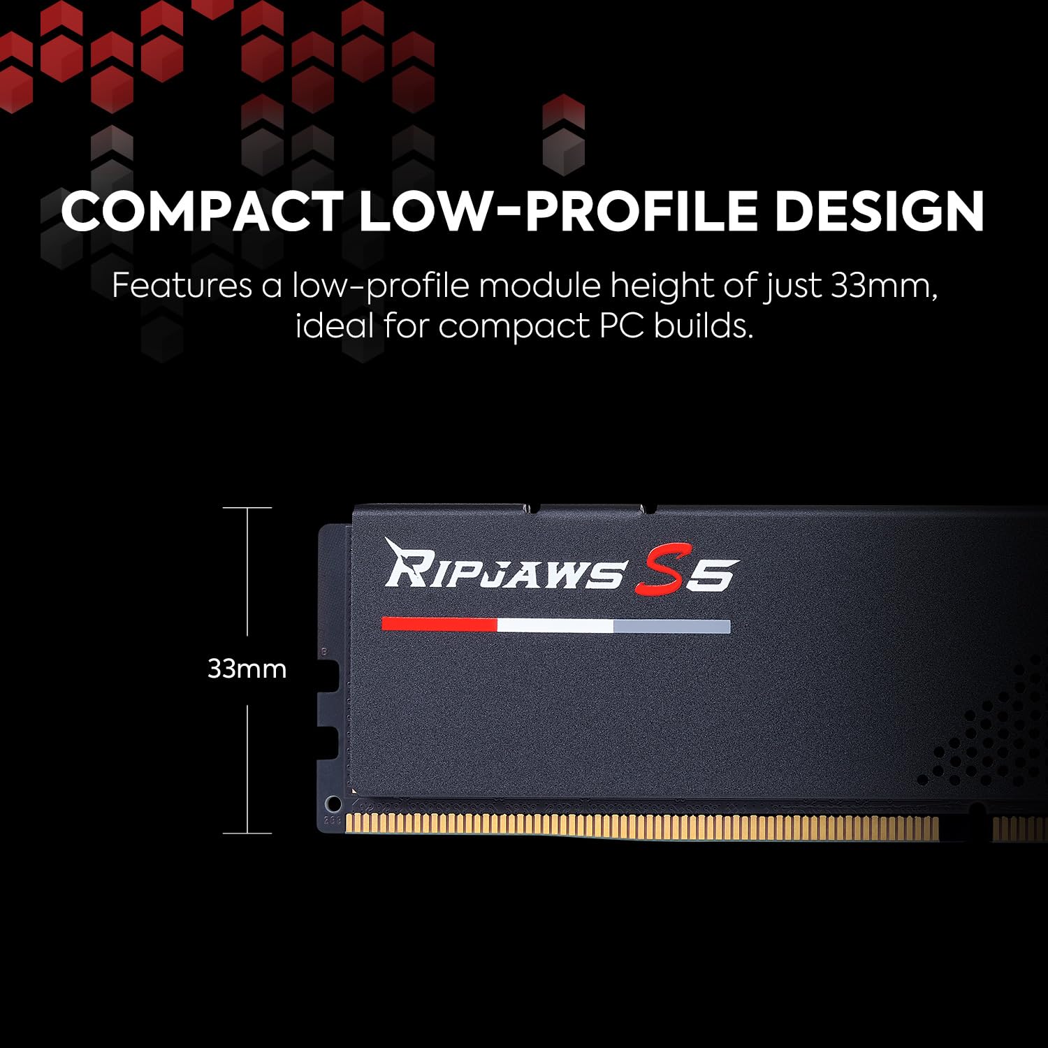 G.SKILL Ripjaws S5 Series DDR5 RAM (Intel XMP 3.0) 32GB (2x16GB