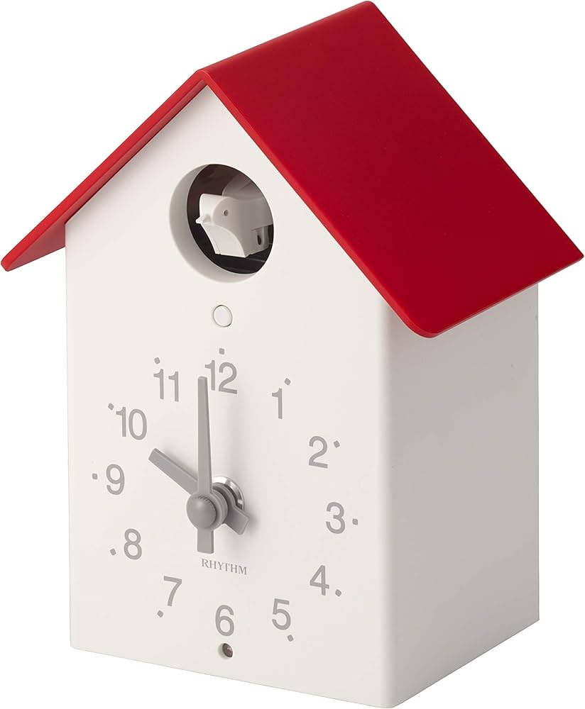 Amazon.co.jp: リズム(RHYTHM) 置き時計 掛け時計 兼用 ふいごカッコー