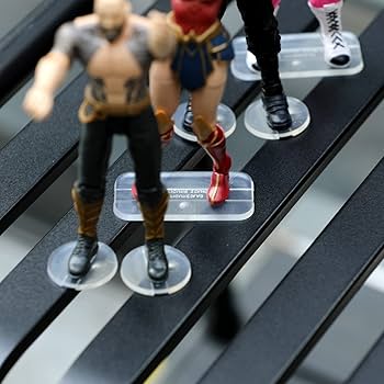 Amazon.co.jp: アクションフィギュアスタンド 100個 6インチ ベース