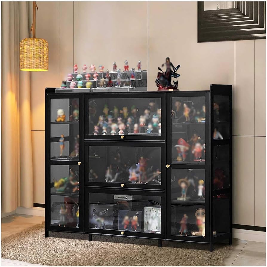 Amazon.co.jp: 53.15in 店の陳列だなのアクリルのディスプレイ・ケース