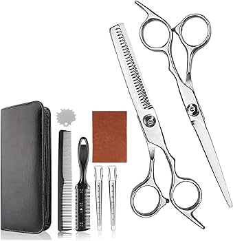 Amazon | 【2025年プロ美容師監修・初心者向け9点セット】すきばさみ
